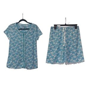 NWOT Women’s Chaps Floral Pajama Set